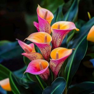 Калла Оникс купить по цене от 450р. в интернет-магазине «Посадика» с доставкой почтой в в Богучаре и по всей России – [изображение №1].